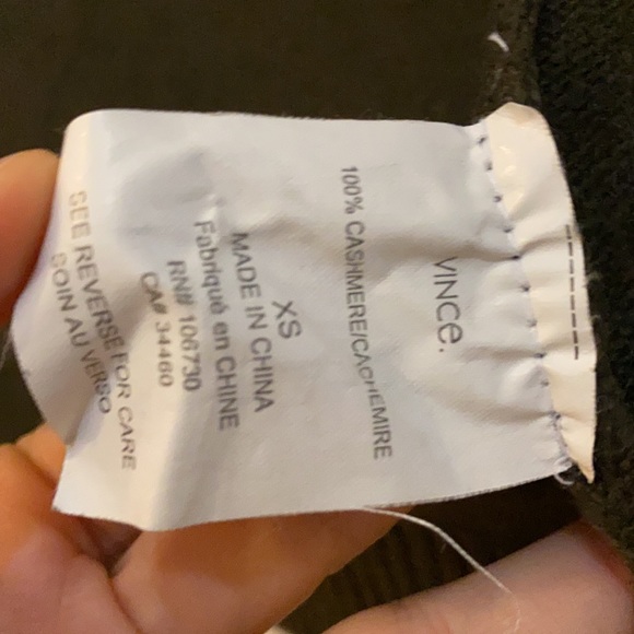 Vince Cashmere Cardigan Hoodie Sz XS - Picture 7 of 16